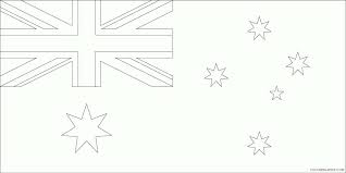 Happy australia day coloring page. Australia Flag Coloring Page Printable Sheets Australia Flag Page 3 2021 A 3620 Coloring4free Coloring4free Com