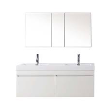 virtu usa zuri 55 in double basin vanity in gloss white with poly marble vanity top in white double vanity bathroom marble vanity tops square sink pinterest