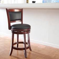 Boraam Augusta 24 In Swivel Counter Stool Cherry Walmart Com Bar Stool Buying Guide Bar Stool Chairs Bar Stools With Backs