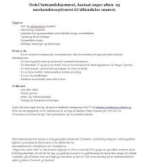 Cv hotel management example hospitunity. Vores Kaere Venner I Aasiaat Hotel Somandshjemmet Nuuk Facebook