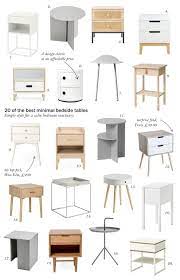20 Of The Best Minimal Scandi Style Bedside Tables Cate St Hill Bedside Table Decor Scandi Style Bedside Table Minimalist Bedside Table