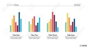 Bar Chart Slide Template Business Data Graph Diagram Design