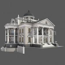 3d Model House Classic House Design House Plans Mansion Luxury Houses Mansions