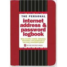 The Personal Internet Address Password Logbook Red Password Organizer Password Books Password Keeper