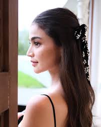 The Exact Crystal Bow Barrettes Heart Evangelista And Anne Curtis Love