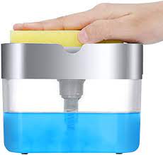 Check spelling or type a new query. Amazon Com Dispensador De Jabon Para Cocina Dispensador De Jabon Innovador Y Soporte De Esponja 2 En 1 Dispensador De Bomba De Jabon Para Encimera Hogar Y Cocina