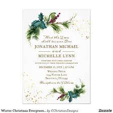 Two Shall Become One Christmas Wedding Invitation Zazzle Com Christmas Wedding Invitations Christian Wedding Invitations Wedding Invitations
