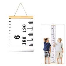 Kids Growth Chart Durable Removable Children Height Children Height Chart Thicker Canvas Material