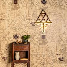 Turn Your House Into Hogwarts With This Magical Harry Potter Wallpaper Map Wallpaper Marauders Map Wallpaper Decor