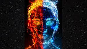 صراع الإنسان بين الشيطان و الملك العقل و الهوى النفس الأم ارة والقلب nebula celestial bodies celestial