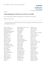 Importação, exportação, trading e agentes de comércio. Pdf Acknowledgement To Reviewers Of Sensors In 2014
