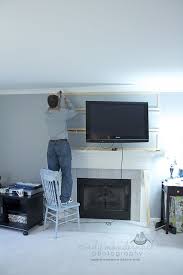 Most are anchored into wood studs, but many include special anchors for concrete, drywall, metal studs and so on. And We Are Loving How It Looks The Long Term Plan Is To Create Some Built In Shelves On Either Side Of The F Wall Mounted Tv Tv Above Fireplace Tv Wall
