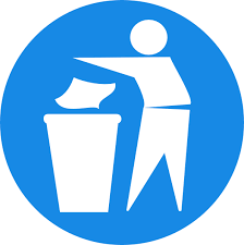 Throw It In The Bin Logo Google Search Sticker Sign Recycle Symbol Pictogram