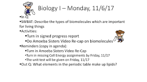 Biology I Monday 10 16 17 In Q What Is Photosynthesis Ppt Download