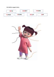 Gambar tato keren, gambar tato keren di punggung. Pdf Online Worksheet Anggota Badan