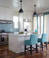 White and turquoise kitchen cabinets. Turquoise Kitchen Walls Transitional Kitchen