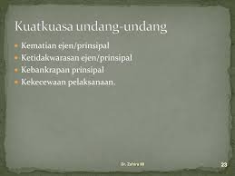 Surat kuasa ialah sebuah surat berisikan informasi perihal wewenang seseorang untuk melakukan tindakan atas nama pemberi kuasa. Ppt Undang Undang Agensi Powerpoint Presentation Free Download Id 5152183