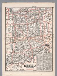 Indiana is the 38th most extensive state and the 17th most populous in the united states, is located in the midwestern and great lakes region of north america. Clason S Road Map Of Indiana David Rumsey Historical Map Collection