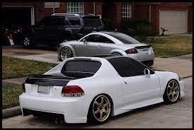 White Honda Del Sol Two Tone Honda Del Sol Honda Civic Hatchback Honda Crx