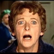 Hysterical Woman of the Week! Doreen Lang at the diner in The Birds (1963) 