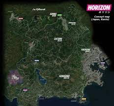 Forza Horizon 5 Map Forza Horizon Forza Horizon 5 Japan Map