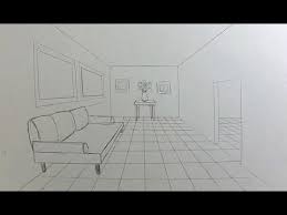 How To Draw A Room In 1 Point Perspective Perspective Drawing Lessons 1 Point Perspective Point Perspective