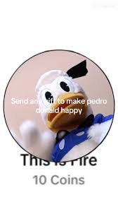 Donald duck singing pedro #donaldduck #pedrosong #giftdonaldduck #fyp #viral