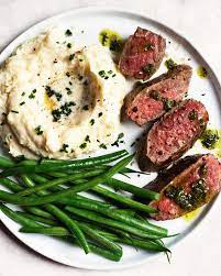 There are only a few things you have to do, and if you do those things, you're talking intense potato side dish pleasure! Seared Filet With Creamy Mashed Potatoes And Steamed Green Beans By Thedaleyplate Quick Easy Recipe The Feedfeed