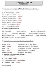 En effet les verbes proposés la correction est un élément important et permet d'apporter l'aspect formatif à ce type d'exercice (et. Exercices Conjugaison Exercice Francais Exercice Cm1