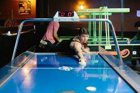 The Lonely Pursuit Of Air Hockey Greatness Air Hockey Sports Goal Hockey