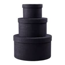 Love Love Hat Boxes Ikea Kvarnvik Box Set Of 3 Dark Blue Ikea Decor Hat Boxes Ikea Storage