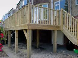 How To Build Raised Decking On Stilts Google Search Building A Deck Diy Deck Deck Design