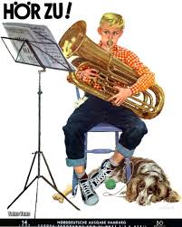 Horzu Ard Kurt Young Tuba Musician 1957