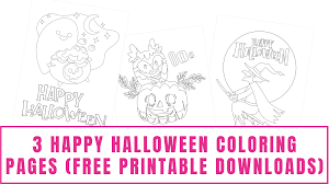 By actively nurturing wellness, you're better able to handle life's challenges and bounce back when bad things happen. Happy Halloween Coloring Pages Free Printables Freebie Finding Mom