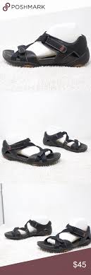 Wolky Comfort Sandals Black Leather Size 41 Us 9 5 According