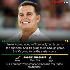 Back in 2009, newlands spectators were treated to the curious sight of the visiting free state team remaining on the field in a huddle at half. A Selection Of Rassie Erasmus Golden Sa Rugby Magazine Facebook