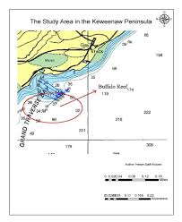 1 The Area Of Interest That Five Surveying Line Were Chosen
