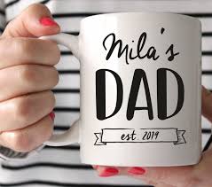 New Dad Mug Personalized Dad Mug New Dad Gift First Time Dad Gift Fathers Day Gift Daddy Gifts Dad Bir Gifts For New Dads First Time Dad Gifts Personalized Dad