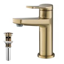 I am trying to match any brushed gold to my kohler brushed gold shower and sink faucets in my bathroom. Kraus Indy Brushed Gold Bathroom Sink Faucet And Pop Up Drain Rona
