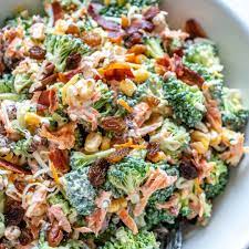 Broccoli Fresh Corn Bacon Salad Recipe In 2021 Clean Food Crush Clean Recipes Bacon Salad