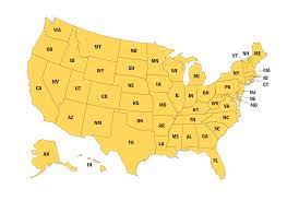The page links to individual us state maps. Us Map Collection The 50 States Of United States Of America Gis Geography