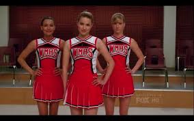 Brittany Quinn Santana Relationship Glee Cheerios Cheerleading Outfits Glee Cast