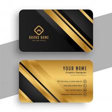 Click on any of the details on the card, to edit them. Download Black And Gold Business Card Template For Free Gold Business Card Modern Business Cards Luxury Business Cards