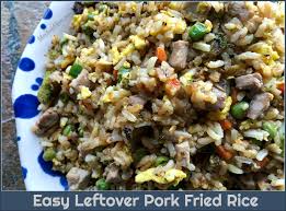 Leftover pork roast is very good added to the oriental flavored top ramen. Easy Leftover Pork Fried Rice
