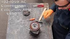 Dimusha How to remove a compressor AC clutchon Tripac APU - YouTube