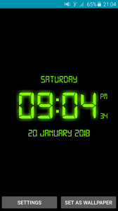 Digital clock as app, live wallpaper and widget. Digital Clock On Homescreen Live Wallpaper For Android Apk Download