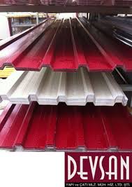 Çatı sacı ( trapez sac) ekonomik bir çatı kaplama malzemesidir. Boyali Trapez Sac 0 50mm I Boyali Sac I Assan I Boyali Sac