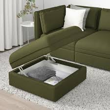 Vallentuna Storage Seat Section Orrsta Olive Green Ikea Vallentuna Flexible Furniture Ikea