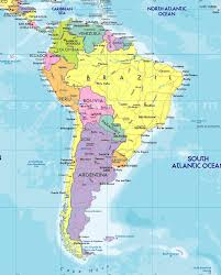 Large detailed map of usa with cities and towns. South America Map 9 Jpg 1288 1600 South America Map Latin America Map North America Map