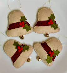 Felt christmas candy cane with holly hanging ornament decoration. Adornos De Navidad De Fieltro 2021 Manualidades Es